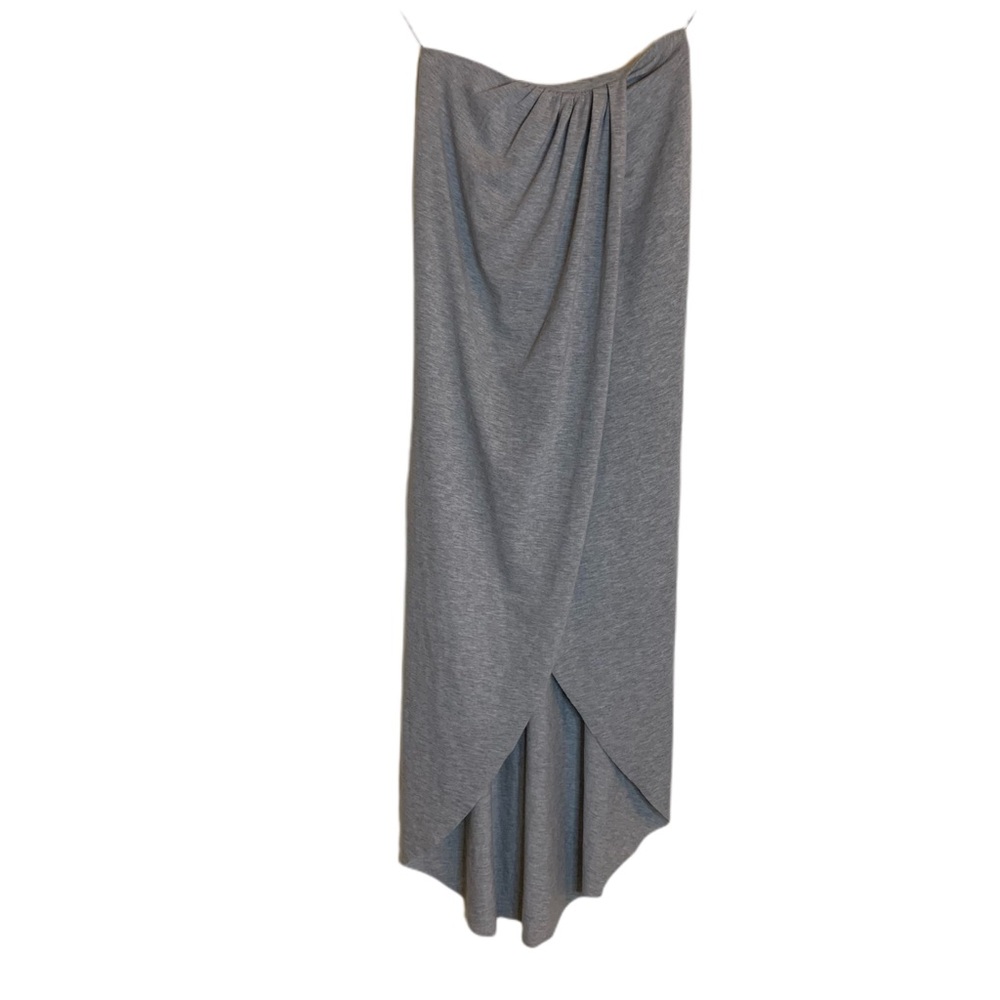 ANGL draped open maxi skirt NWT